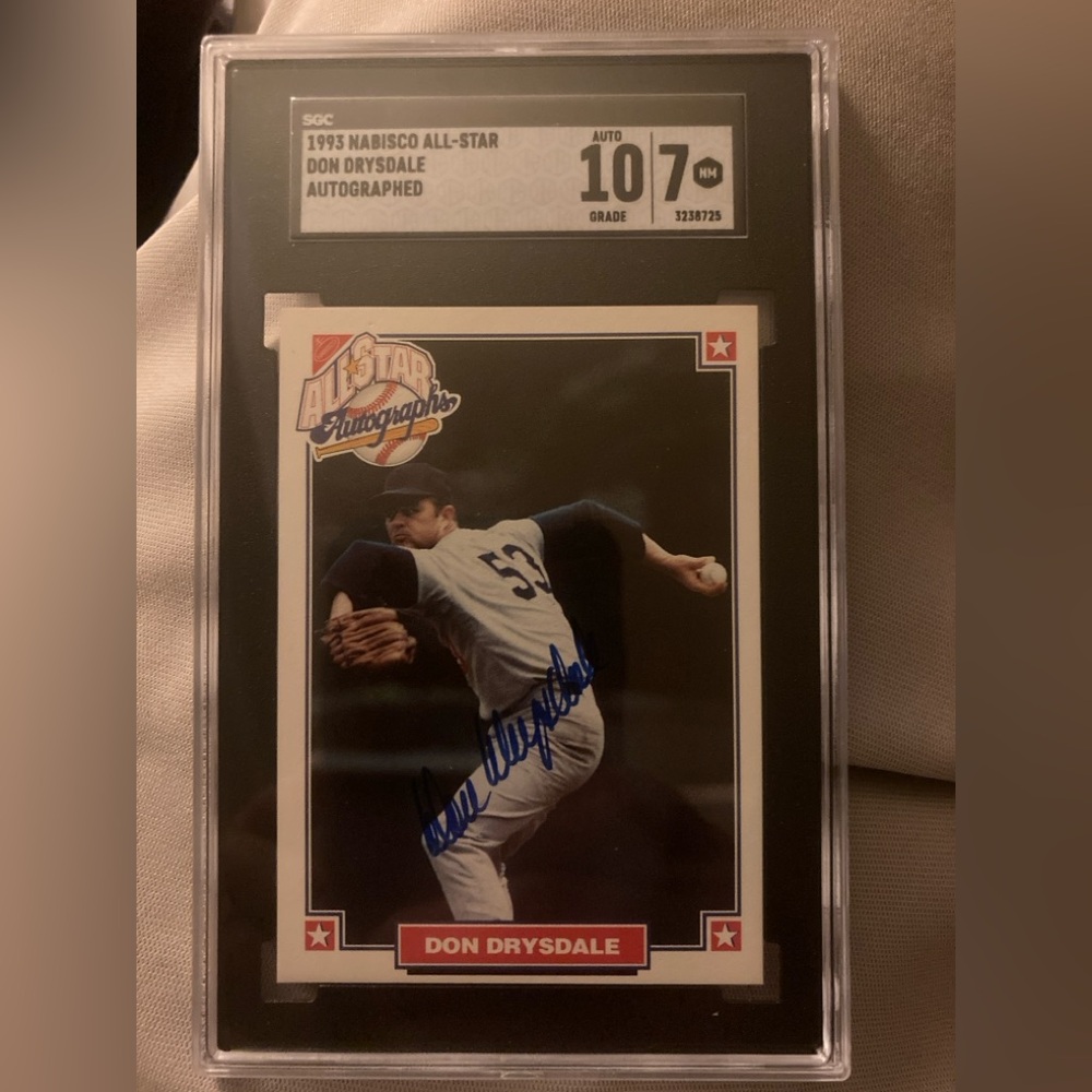 Don Drysdale All-Star Autographs Trading Card